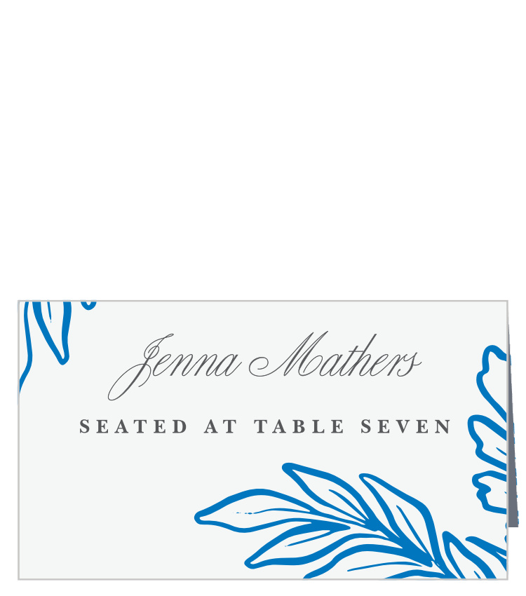 Bold Florals Place Cards