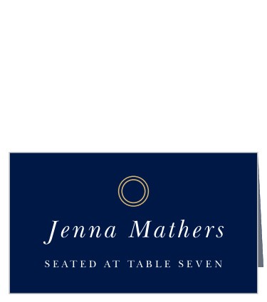Royal Emblem Place Cards