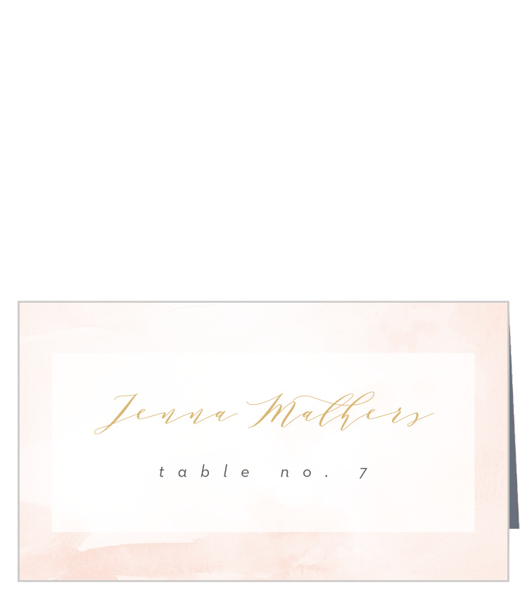 Modern Wash Place Cards
