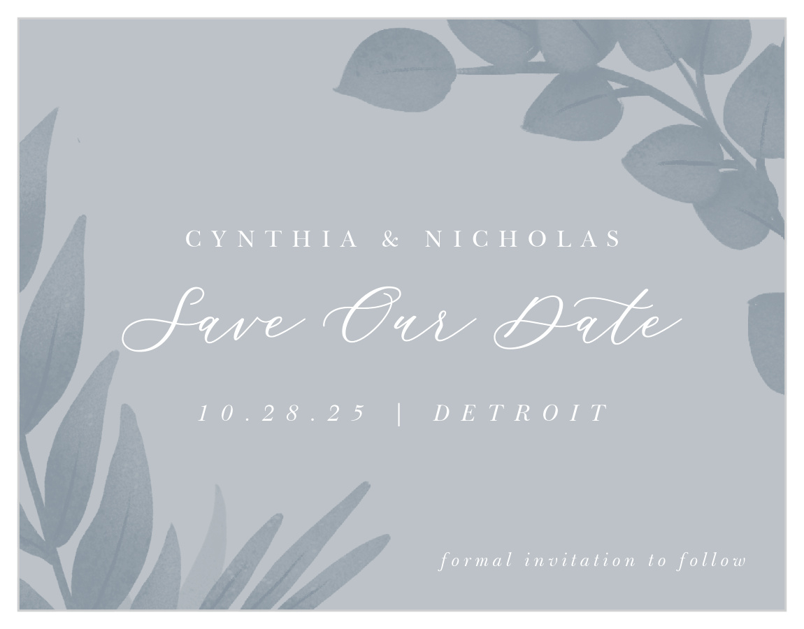 Evening Garden Save the Date Magnets