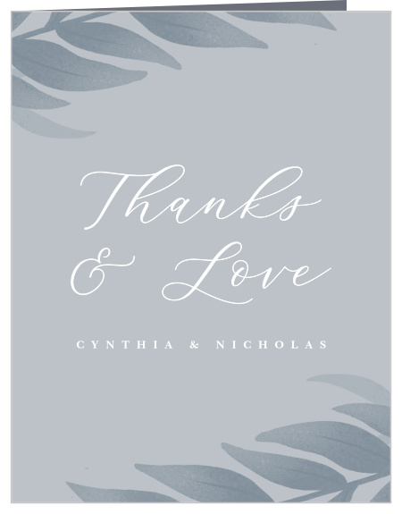 Evening Garden Wedding Thank You Cards
