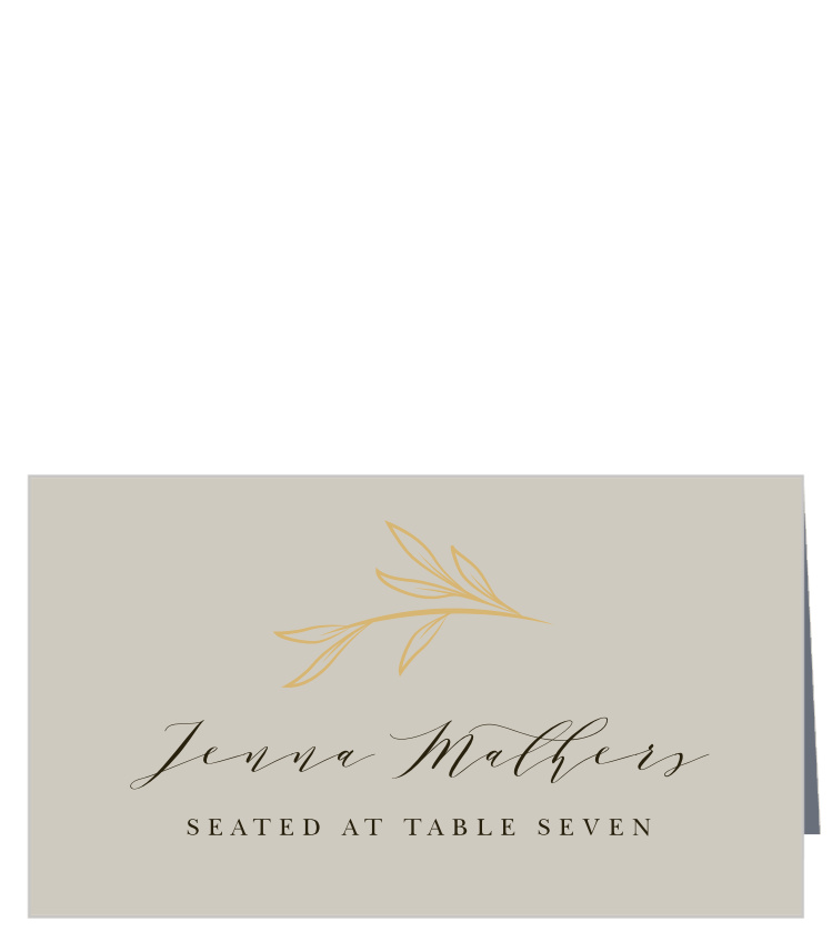 Vine Wreath Place Cards
