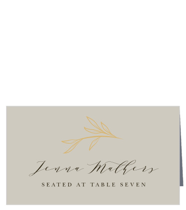 Vine Wreath Place Cards