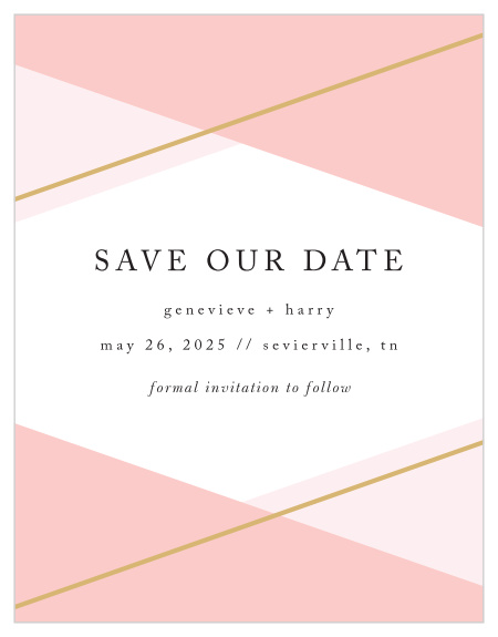 Our Suave Urbane Save the Date Cards are the modern design you are looking for!
