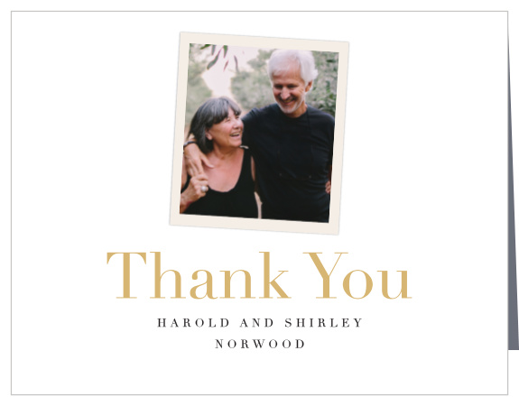 Our Photo Reel Anniversary Thank You Cards are the perfect way to show your appreciation for the support of your friends and family!