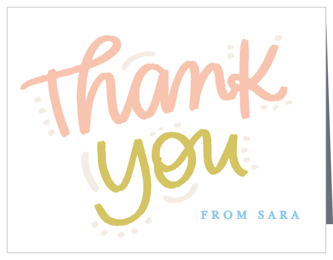 Baby Oh Baby Shower Thank You Cards