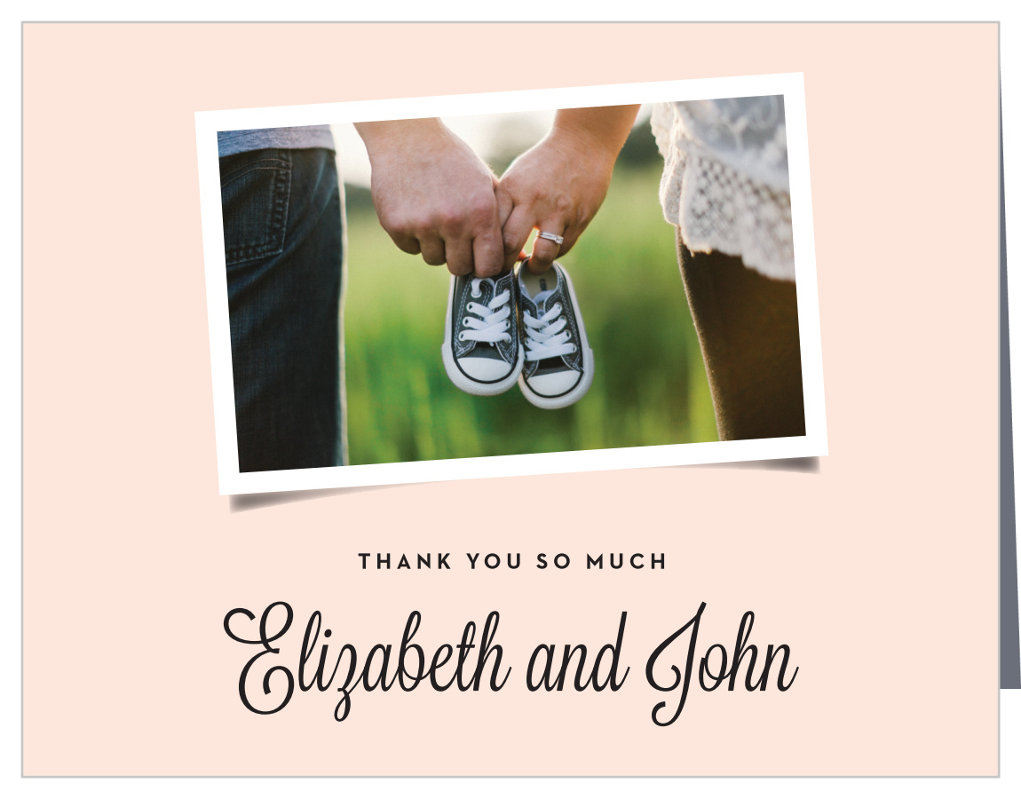 Simple Strokes Baby Shower Thank You Cards