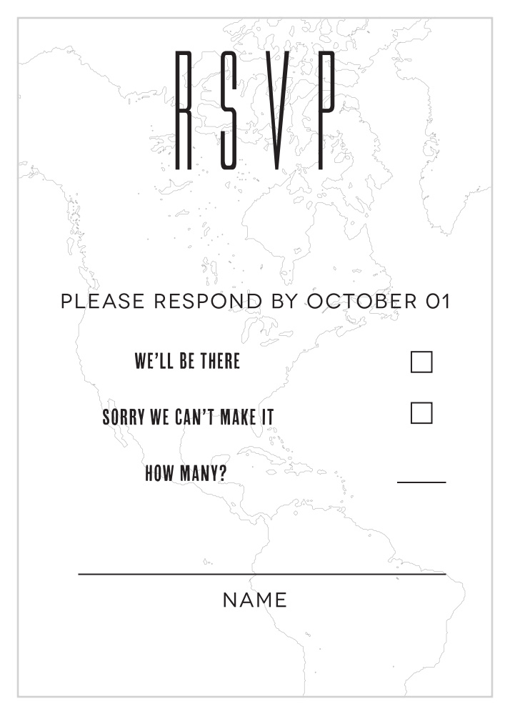 Adventure Begins Map Response Cards