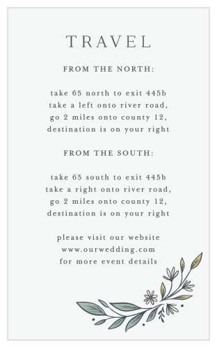 Classic Gerber Daisy Direction Cards