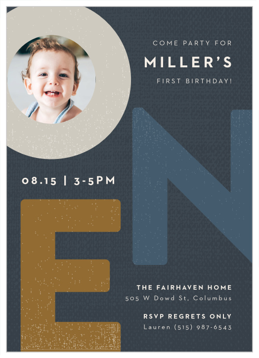 Our Fun One First Birthday Invitations are just what you need to celebrate your little one's first birthday!