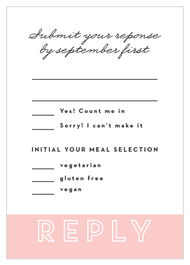 Transparent Text Response Cards