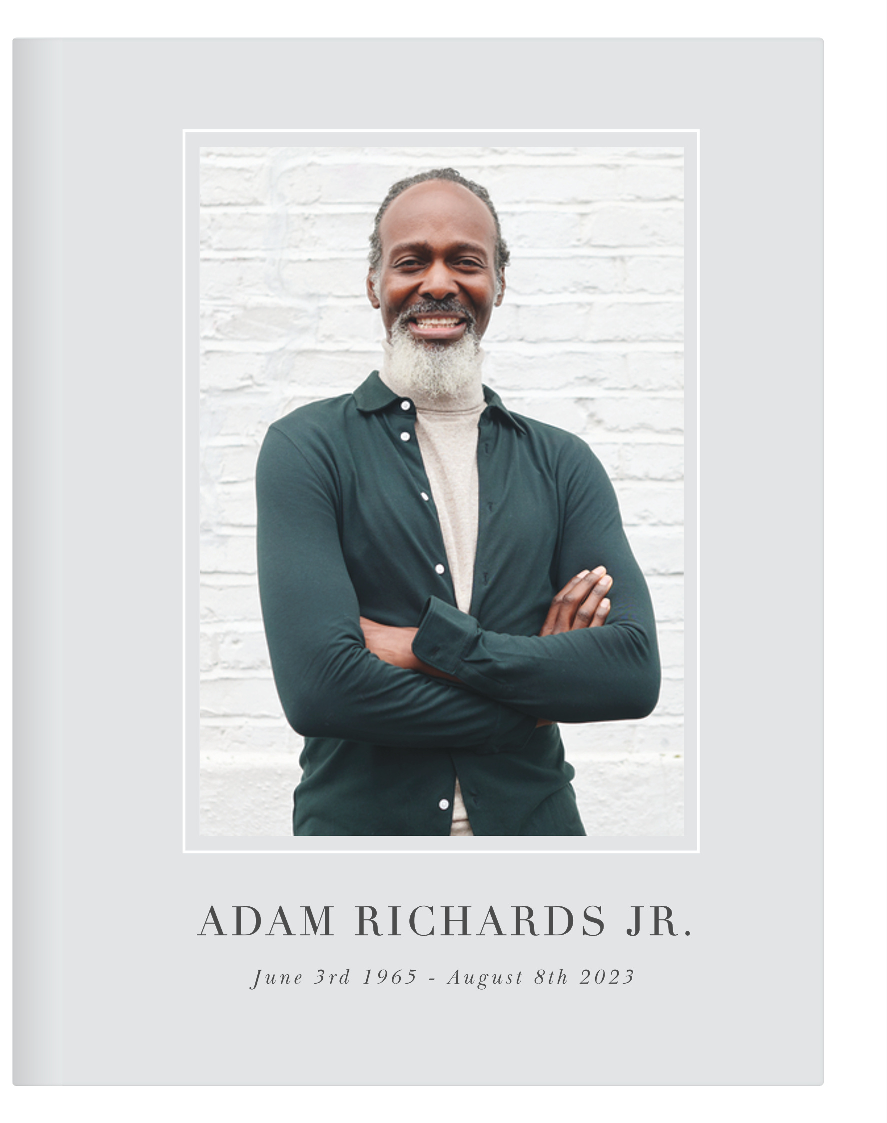 Basic Frame Memorial Guest Book