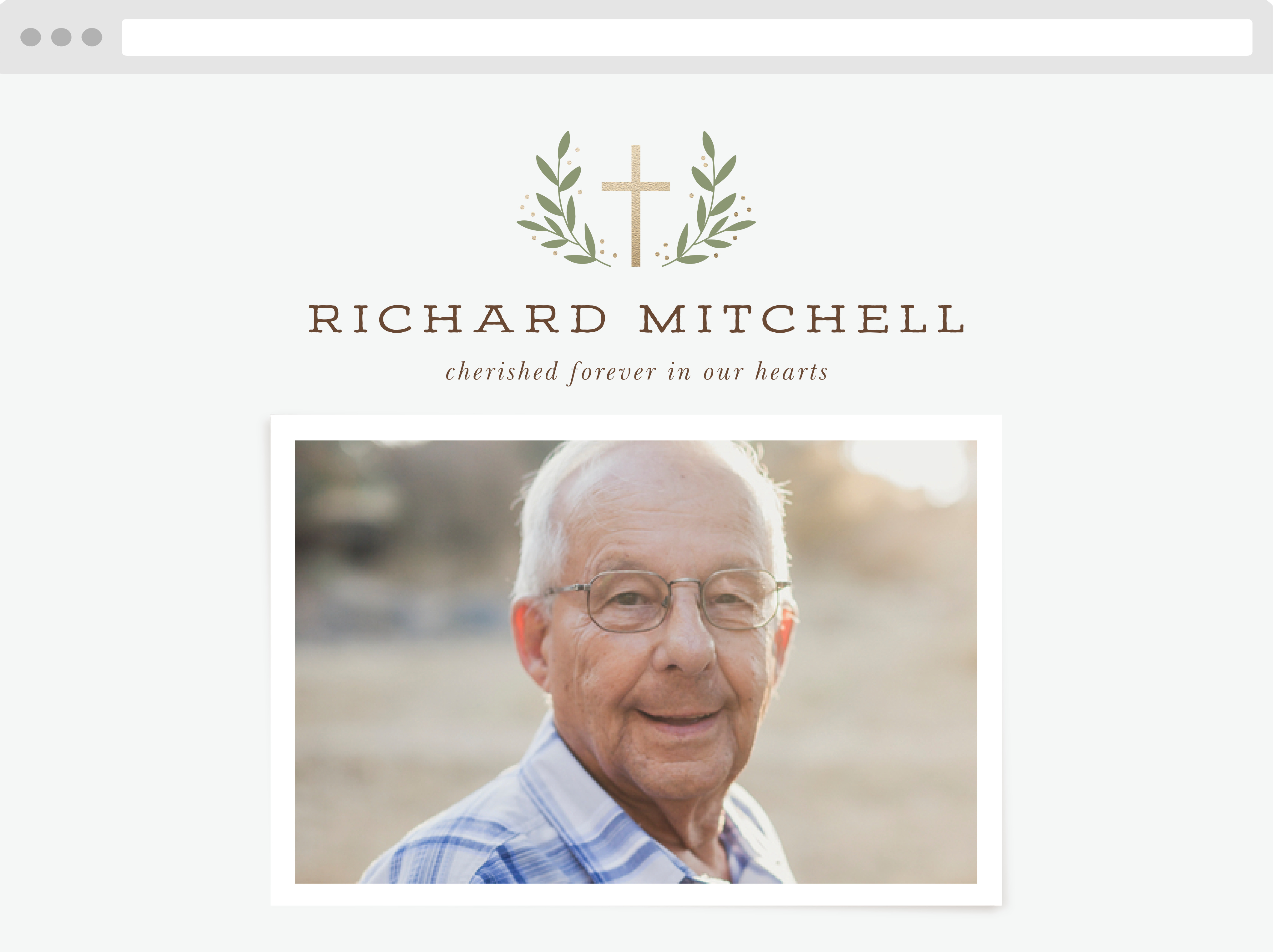 Christian Cross Memorial Website