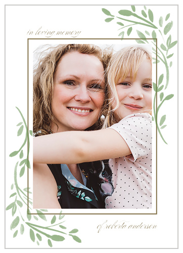 Green Leaves Memorial Announcements