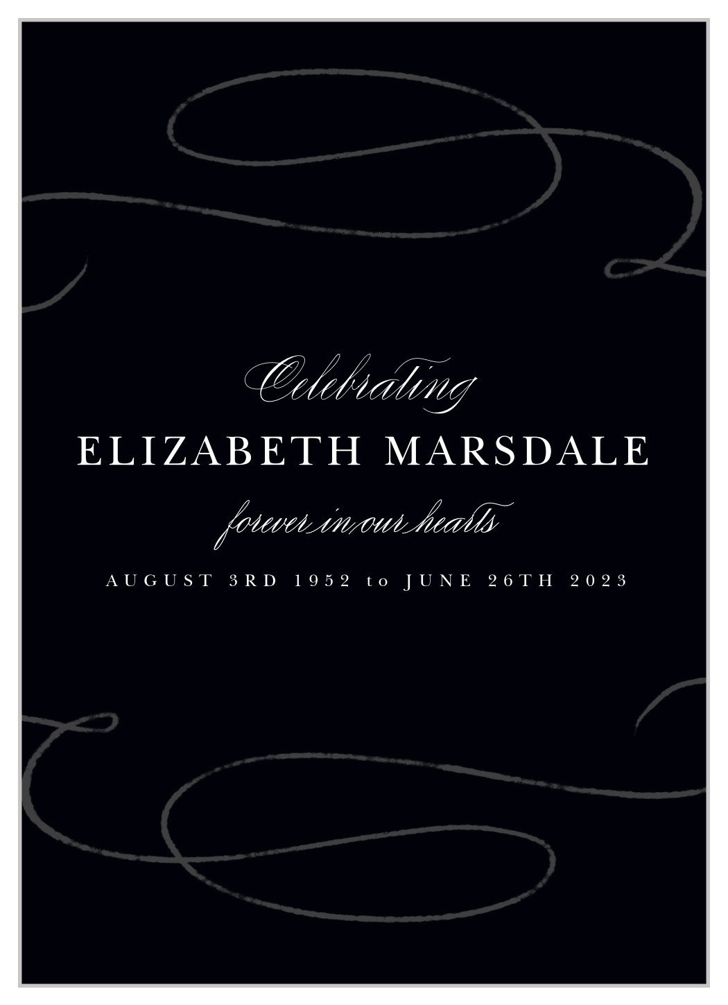 Simple Statement Memorial Programs