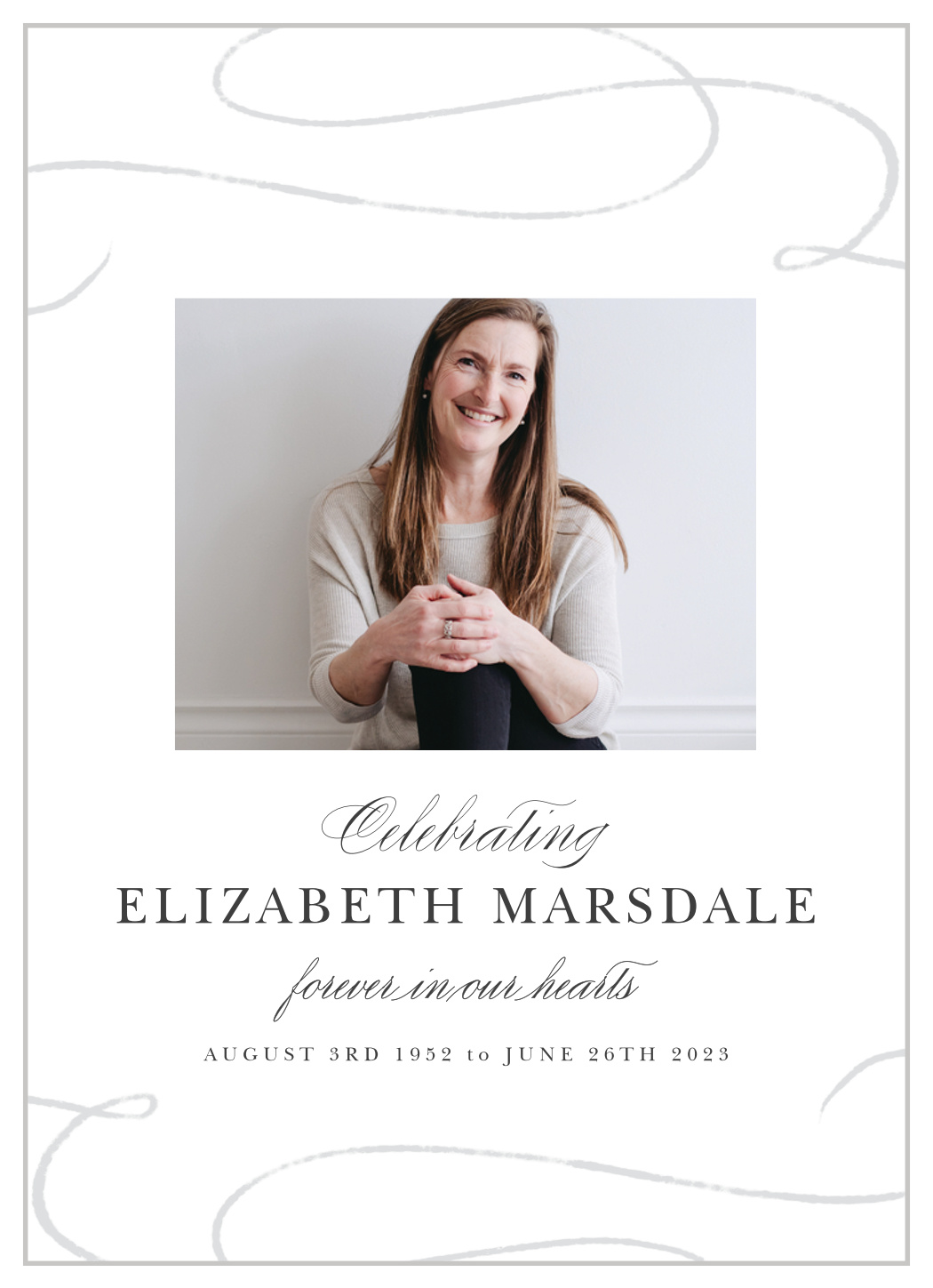Simple Statement Memorial Announcements