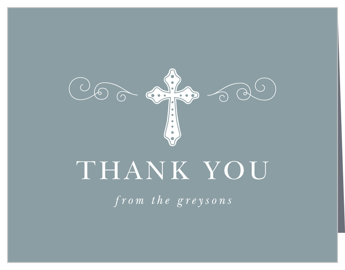 Blessed Cross Memorial Thank You Cards