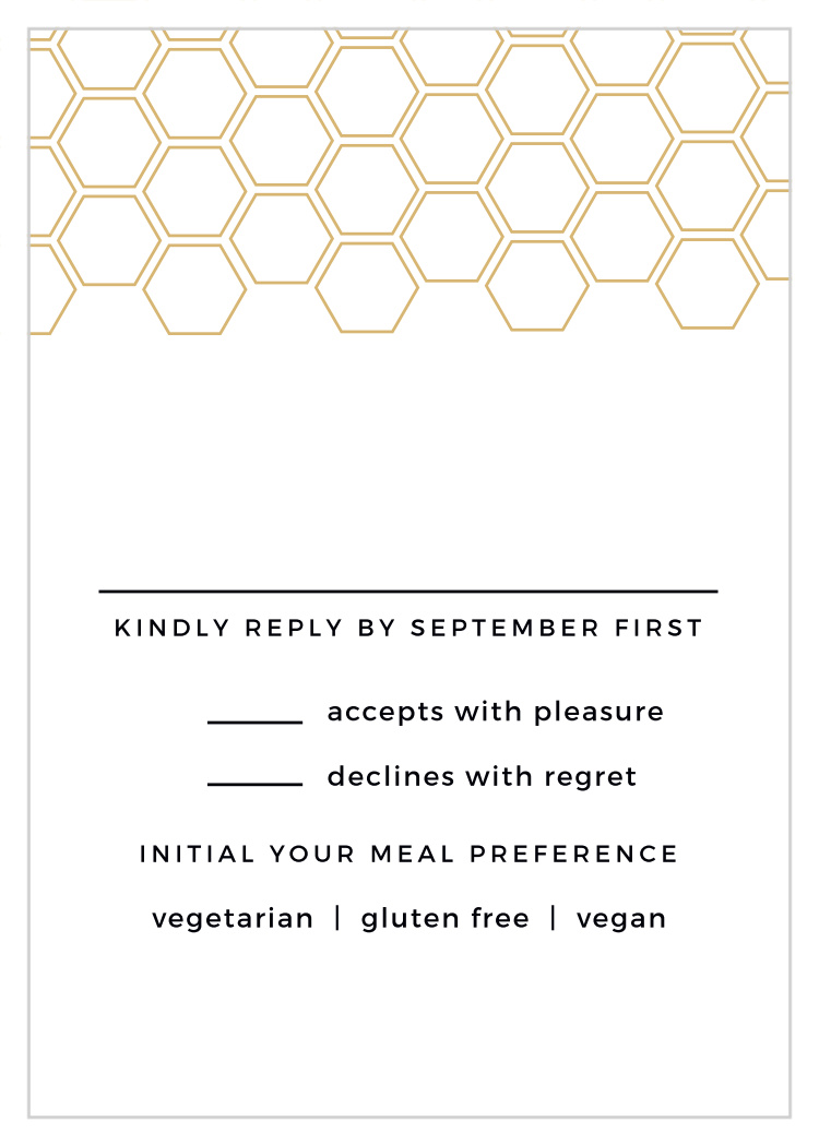 Sweet Honeycomb Response Cards