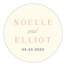 The Modern Lines logo square is the finishing touch to an already beautiful invitation suite.