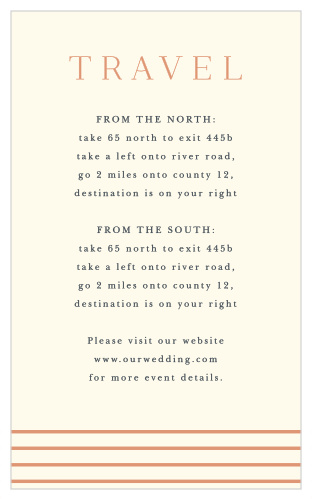 Modern Lines Direction Cards