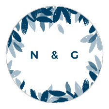 Our Textured Leaves Wedding Stickers are the perfect finishing touch to any wedding stationery! 
