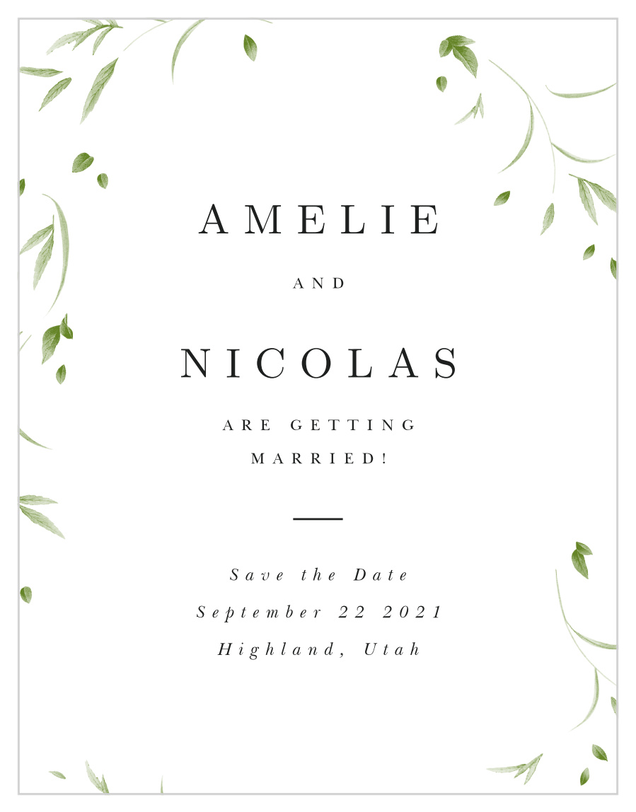 Falling Foliage Save the Date Magnets