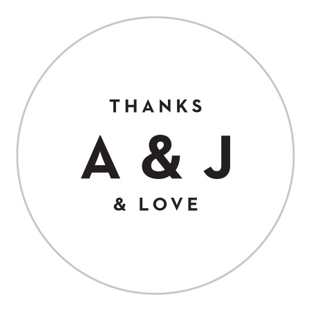 Perfectly Stacked Wedding Stickers