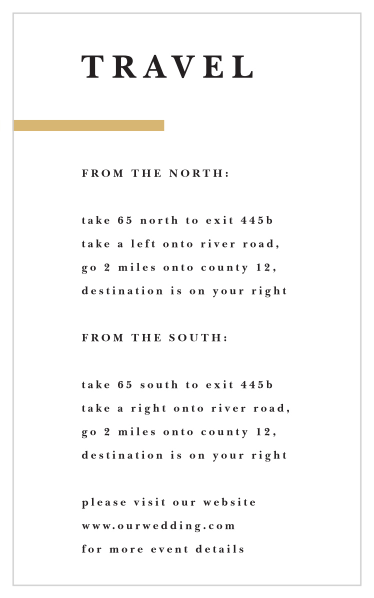 Modern Overlap Direction Cards