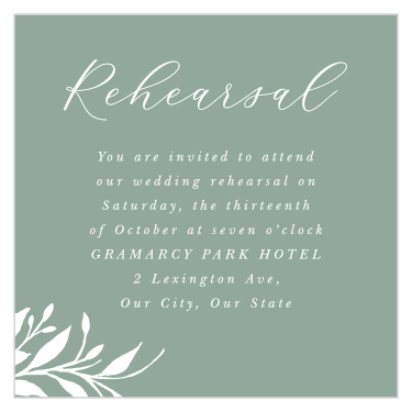 Rustic Sketch Rehearsal Cards