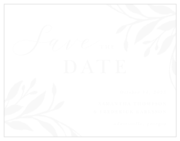 Family and friends are sure to mark their calendars for your wedding day when you send out our Rustic Sketch Clear Save the Date Cards. 