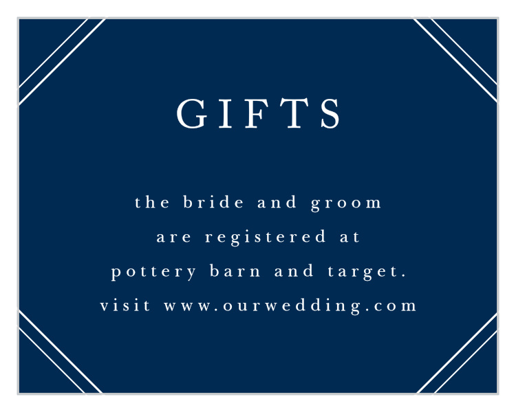 Criss Cross Registry Cards