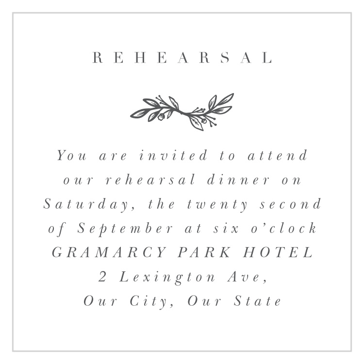 Mallow Ampersand Rehearsal Cards