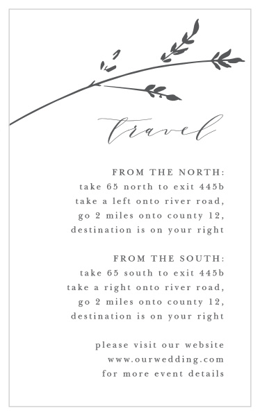 Sweet Grass Direction Cards