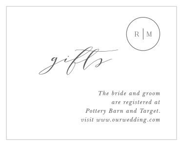 Sweet Grass Registry Cards