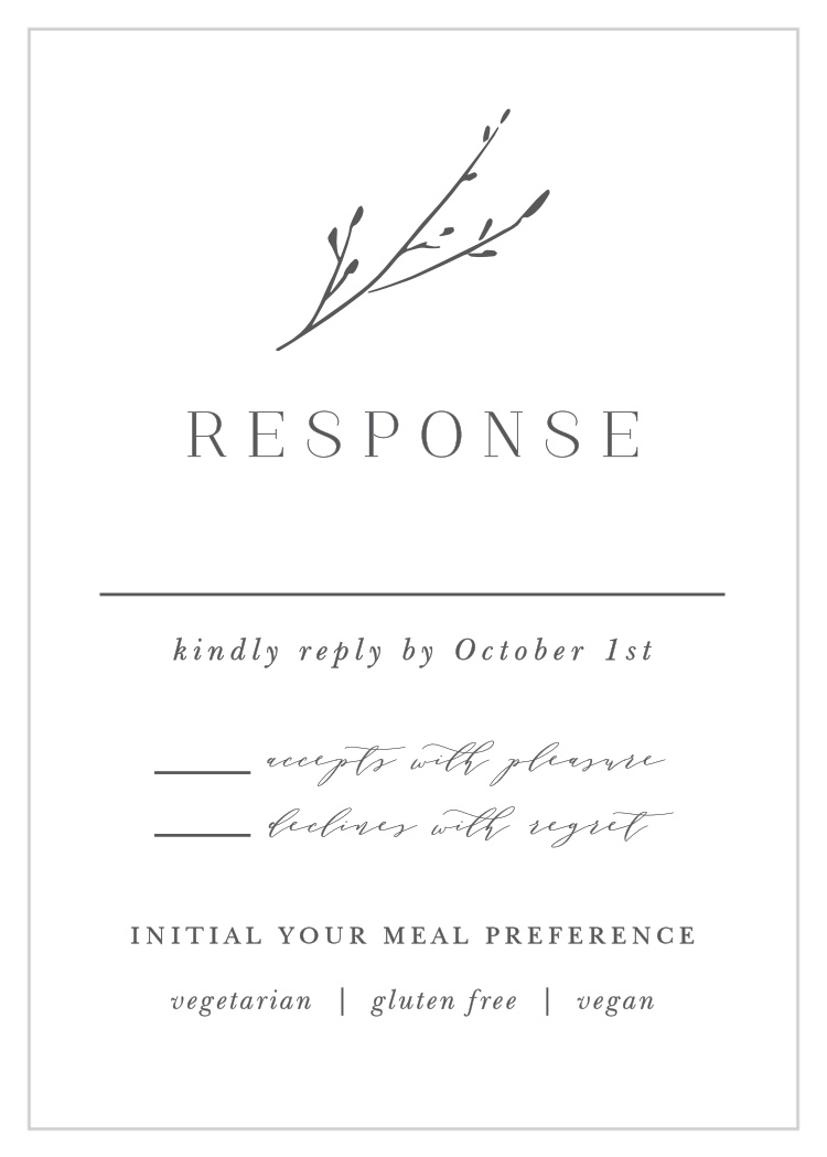 Sweet Grass Response Cards