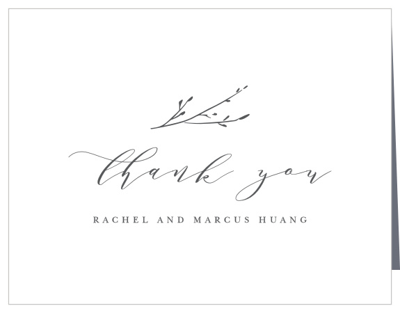 Sweet Grass Wedding Thank You Cards