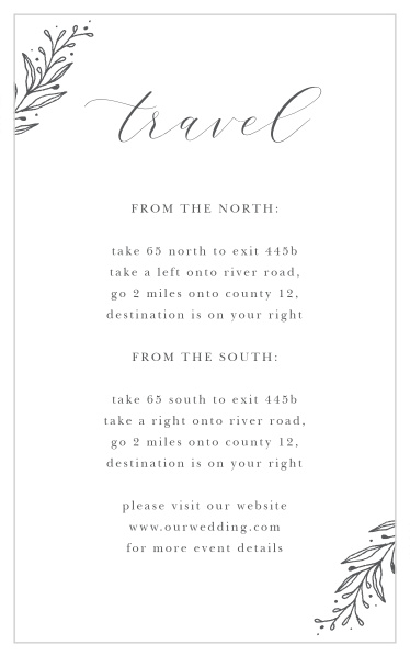 Tulip Wreath Direction Cards