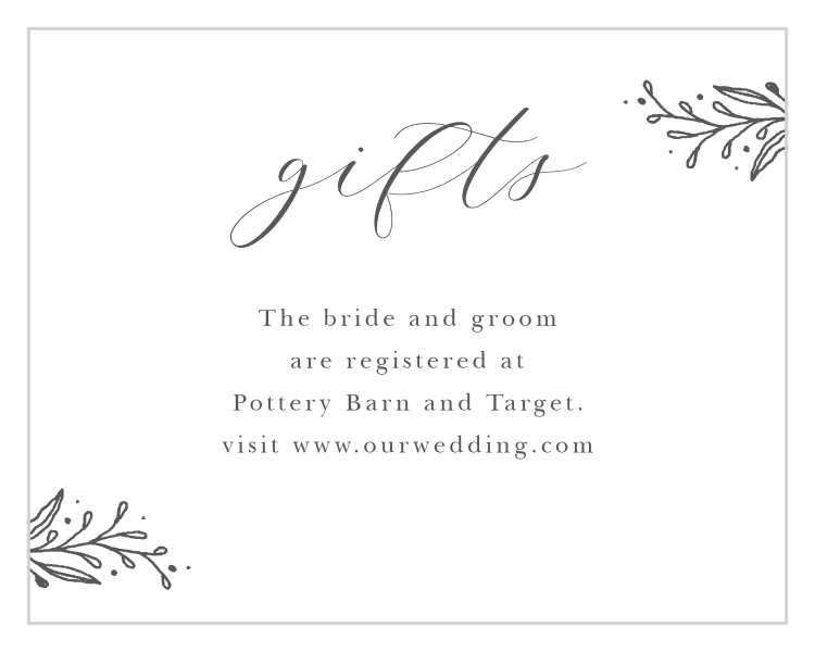 Tulip Wreath Registry Cards