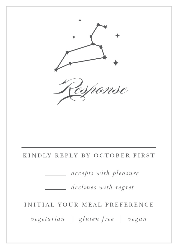 Classic Constellation Response Cards