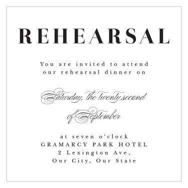 Timely Tradition Rehearsal Cards