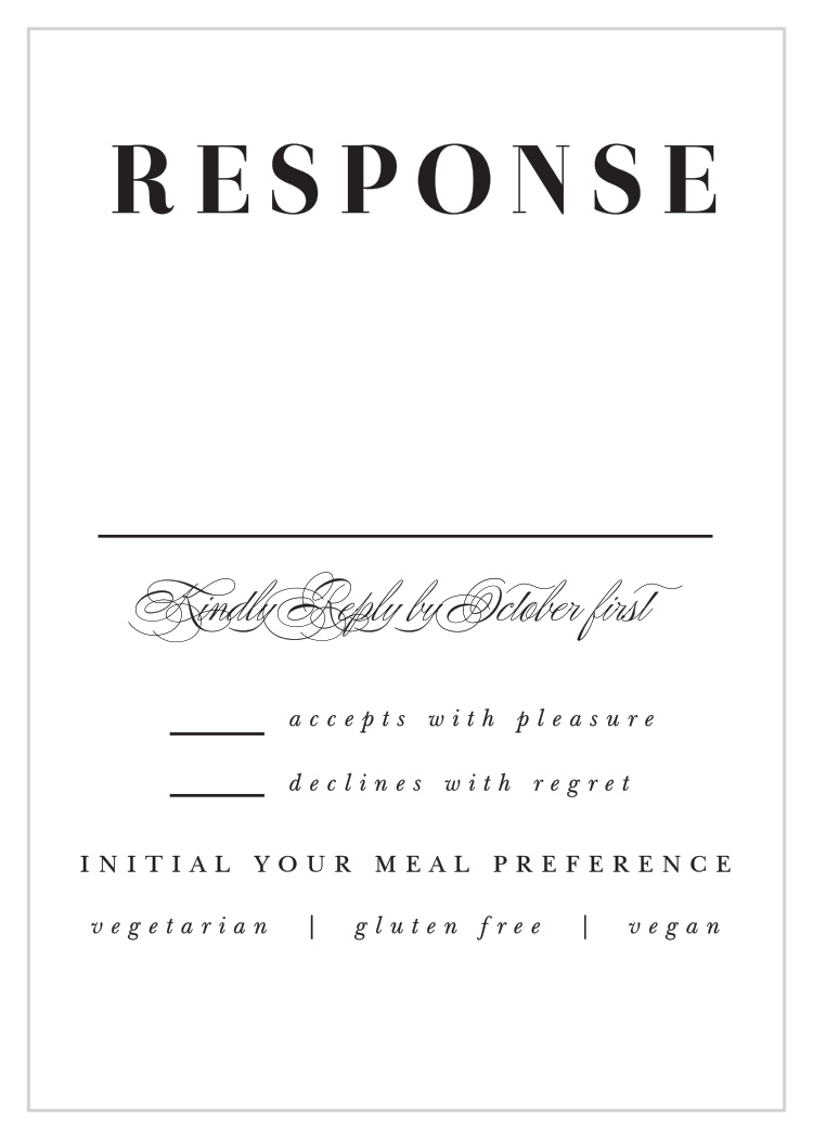 Timely Tradition Response Cards