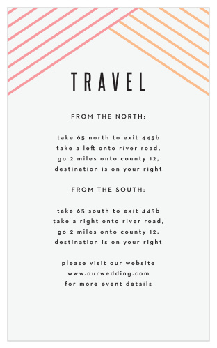 Pattern Stripes Direction Cards