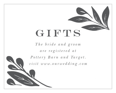 Blooming Love Registry Cards