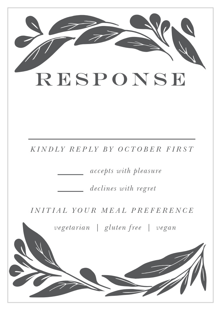 Blooming Love Response Cards