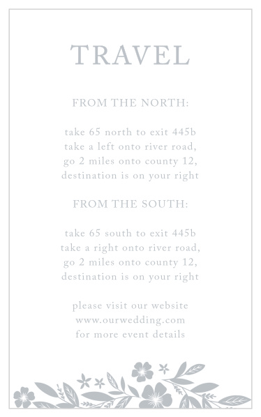 Sophisticated Border Direction Cards