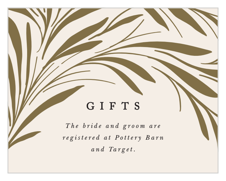 Swirling Wreath Registry Cards