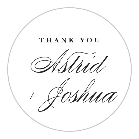 Two Rings Wedding Stickers