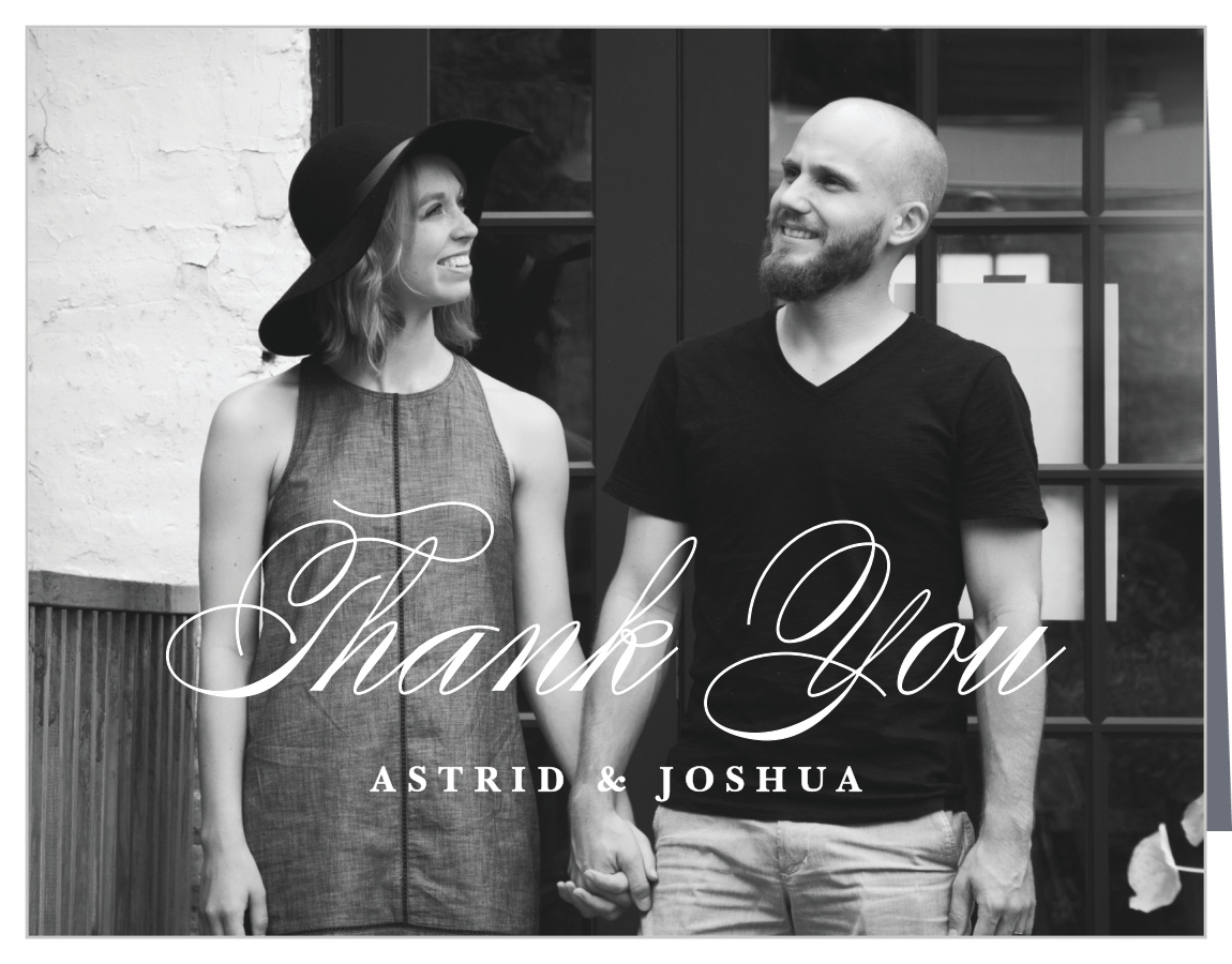 Two Rings Wedding Thank You Cards