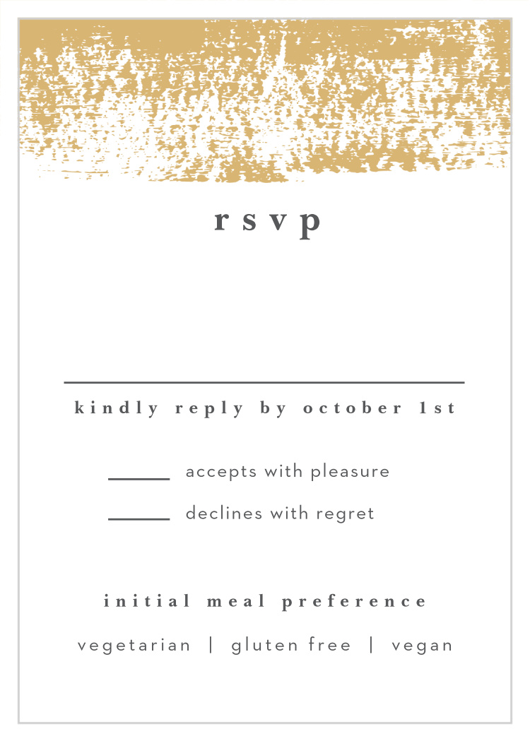 Brushstroke Corners Response Cards