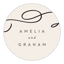 Our Bold Script Wedding Stickers are the perfect finishing touch to any wedding stationery set!